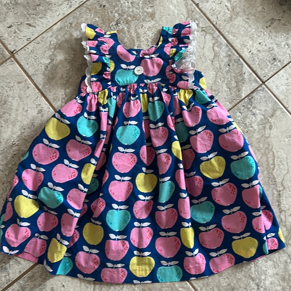 Eleanor Rose gorgeous girls 5/6 apple dress 🍎 🍏